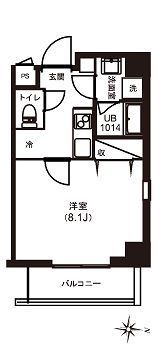 レピュア両国レジデンスの間取り画像