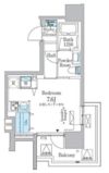 ミリアレジデンス新宿御苑の間取り画像