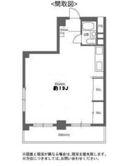 東信松涛マンションの間取り画像