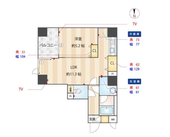 間取図