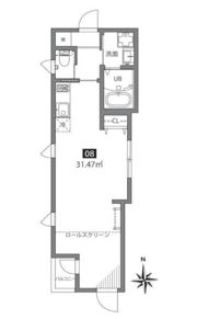 四谷アパートメントEの間取り画像