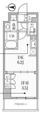 シーズンフラッツ住吉の間取り画像