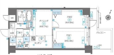 ZOOM飯田橋の間取り画像