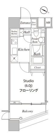 ファーストリアルタワー新宿の間取り画像