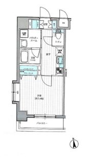 メインステージ西葛西Ⅱの間取り画像