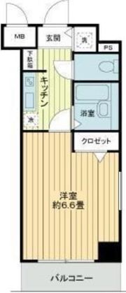 トーシンフェニックス笹塚駅前弐番館の間取り画像