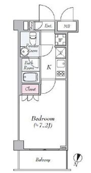 NISHI IKEBUKURO RESIDENCEの間取り画像