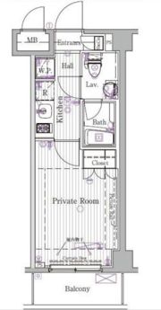 NISHI IKEBUKURO RESIDENCEの間取り画像