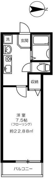 ヴェルトゥール浅草橋の間取り画像