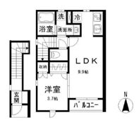モモハウスの間取り画像