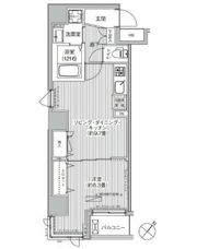 エムズサニーパレス月島の間取り画像