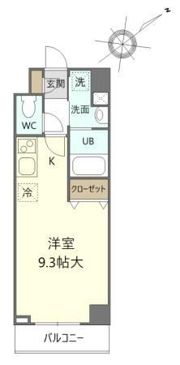 レスポワール佃の間取り画像