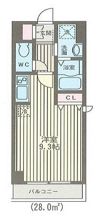 レスポワール佃の間取り画像