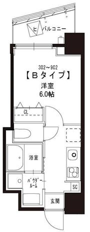 コンフォルト芝公園の間取り画像