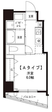 コンフォルト芝公園の間取り画像