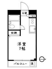メゾン中央の間取り画像