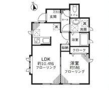 コート北沢 B棟の間取り画像