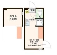 YRoom Ⅱの間取り画像