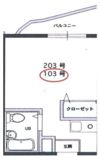 アウリン北沢の間取り画像