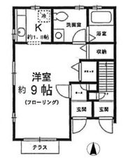 エスポワール弦巻の間取り画像