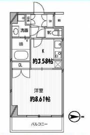 スペーシア高円寺Ⅰの間取り画像