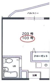 アウリン北沢の間取り画像