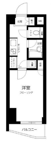 アヴィニティー高円寺南の間取り画像