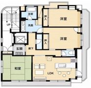 JLBグランエクリュ中野新橋Ⅳの間取り画像
