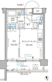 パークアクシス文京本郷の間取り画像
