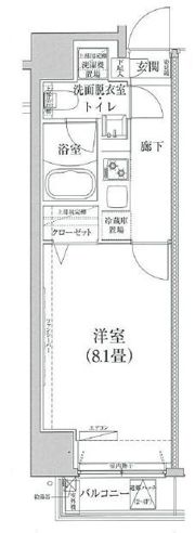 ルフレ新宿ノースの間取り画像