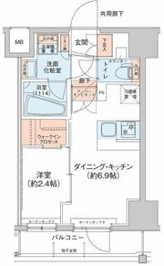 アジールコート新高円寺の間取り画像