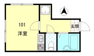 クラシェア中野新橋の間取り画像