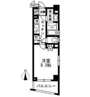 レジディア中落合 A棟の間取り画像