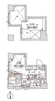 スパシエ新高円寺の間取り画像
