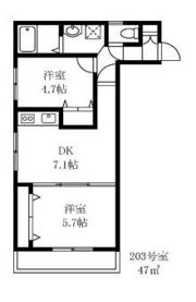 グランシャリオ阿佐ヶ谷の間取り画像