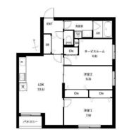 COEUR BLANC西荻窪の間取り画像
