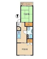 中野本町ローヤルコーポの間取り画像