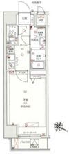 ジェノヴィア西新宿グリーンウォールの間取り画像