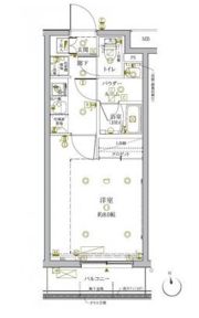 クレイシアIDZ新宿落合ディアコートの間取り画像