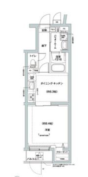 RELUXIA方南町Ⅱの間取り画像