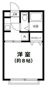 ユーハイム日新の間取り画像