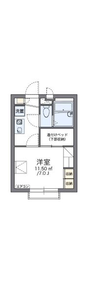 レオパレスフィールド Ⅰの間取り画像