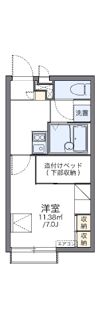 レオパレスルルドの間取り画像