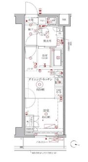 クレイシアIDZ幡ヶ谷の間取り画像