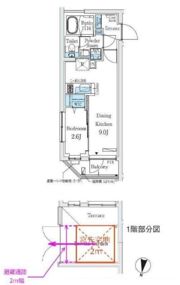 プライムブリス中野富士見町Ⅱの間取り画像