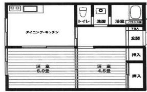 桃園ハウスの間取り画像