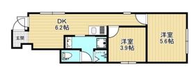 和町1丁貸家の間取り画像