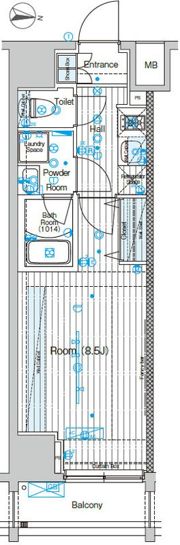 ブライズ方南町の間取り画像