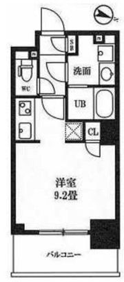 PEAKS神田の間取り画像