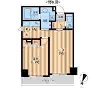 クリオ上野毛ラ・モードの間取り画像